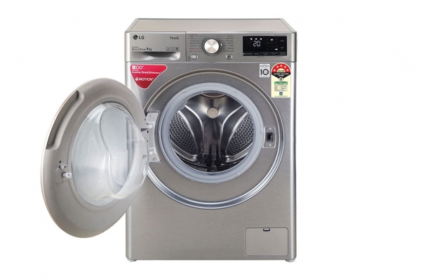 LG 8.0KG, AI DIRECT DRIVE™ WASHER WITH STEAM™ & TURBOWASH™