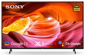 SONY X75K BRAVIA 4K ULTRA HD SMART LED GOOGLE TV (BLACK) (2022 MODEL)